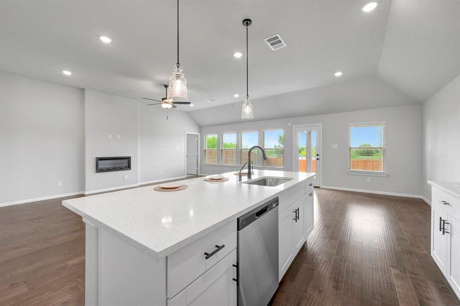 Furnished interior view inside a new home in Sanderos, Fort Worth (Image 14).