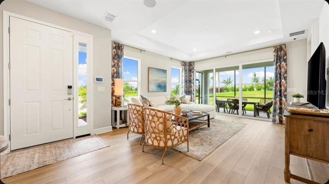 Furnished interior view inside a new home in Skye Ranch Community Group Page, Sarasota (Image 4).