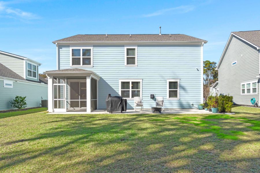 Exterior details and patio area of a home in The Ponds, Summerville (Image 25). Exterior details and patio area of a home in The Ponds, Summerville (Image 25).