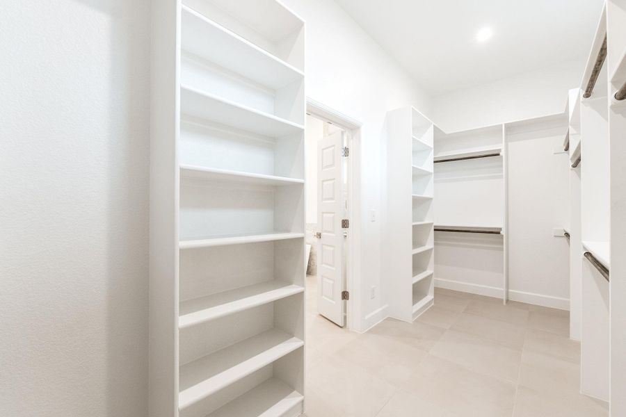 View of spacious closet