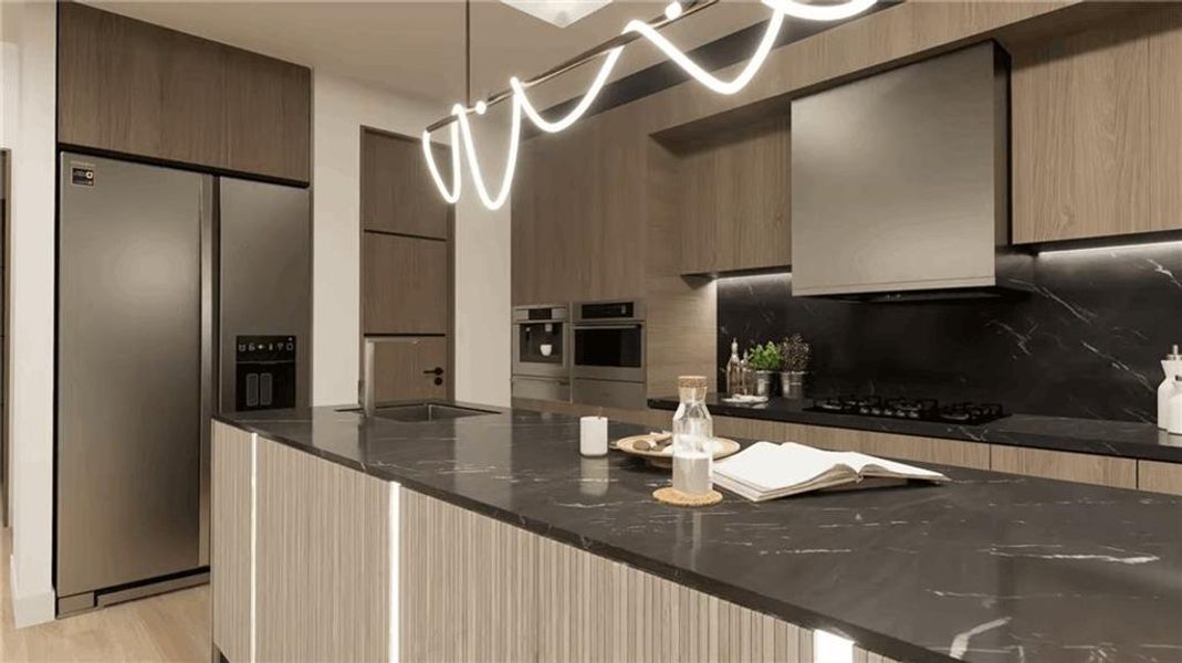 Furnished interior view inside a new home in , Fairburn (Image 8).