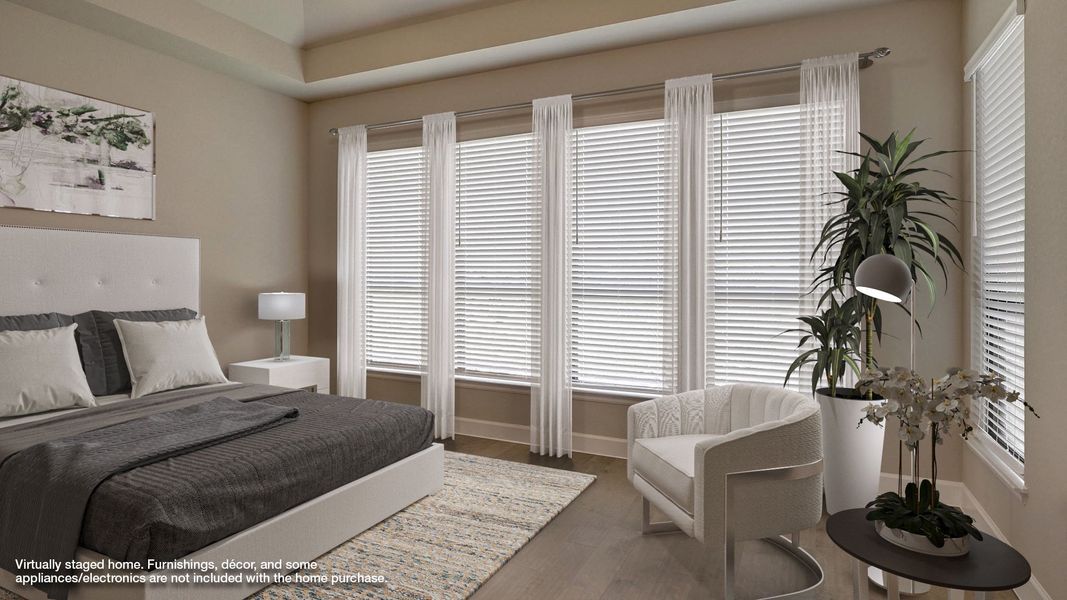 Furnished interior view inside a new home in Esperanza 80', Boerne (Image 6).