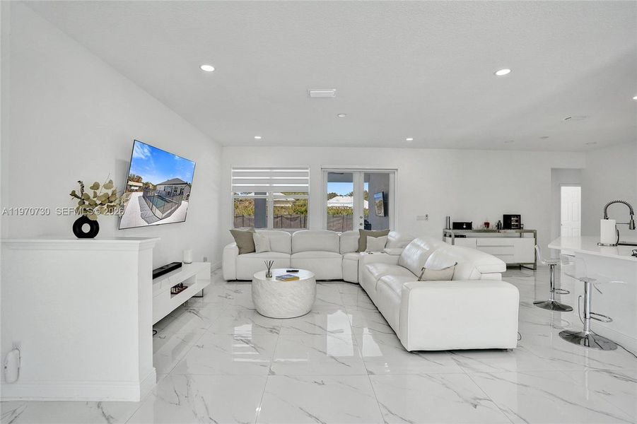 Furnished interior view inside a new home in , Loxahatchee (Image 13).