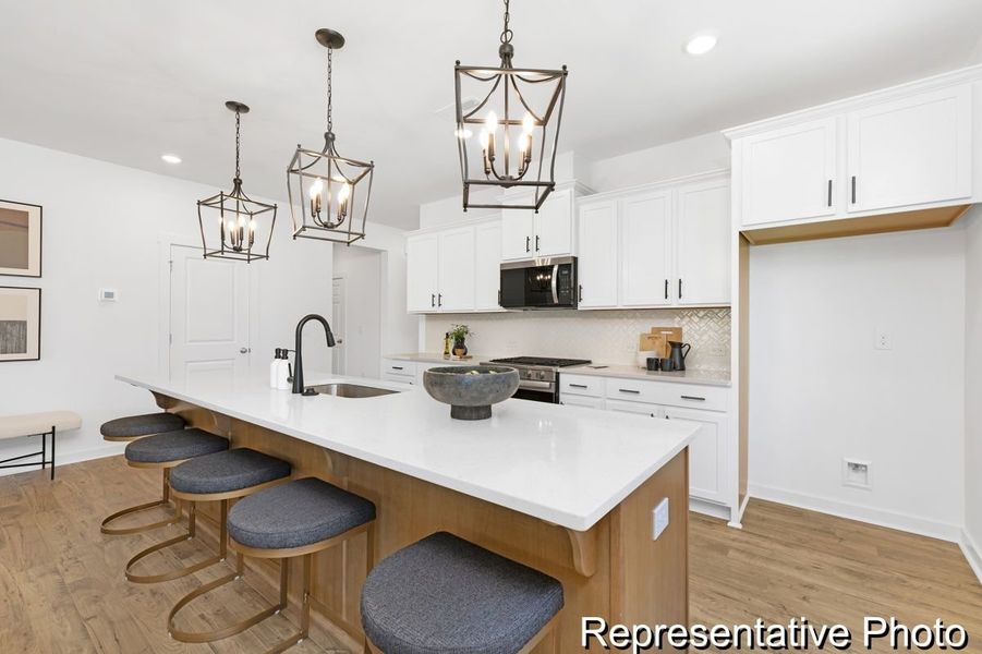 Furnished interior view inside a new home in Copper Ridge at Flowers Plantation, Clayton (Image 2).