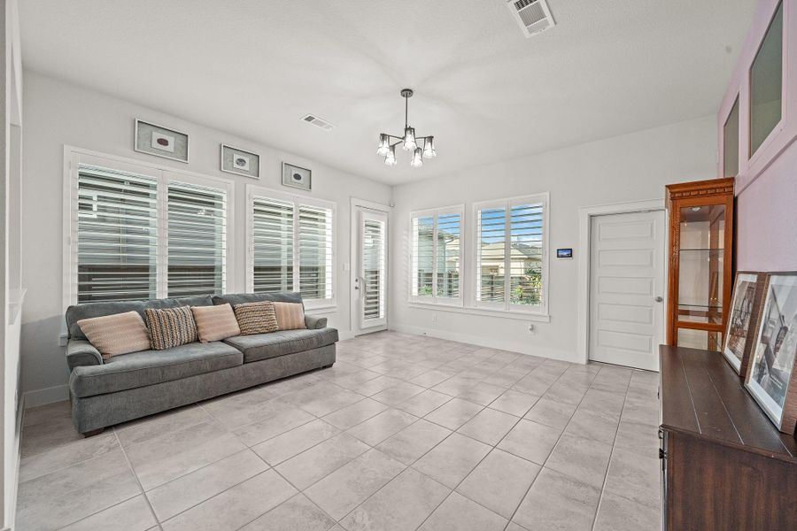 Furnished interior view inside a new home in , Cypress (Image 14). Furnished interior view inside a new home in , Cypress (Image 14).