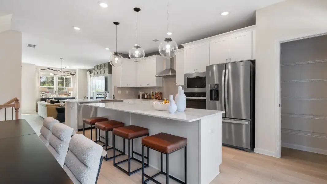 Furnished interior view inside a new home in Daybreak, Newnan (Image 11).