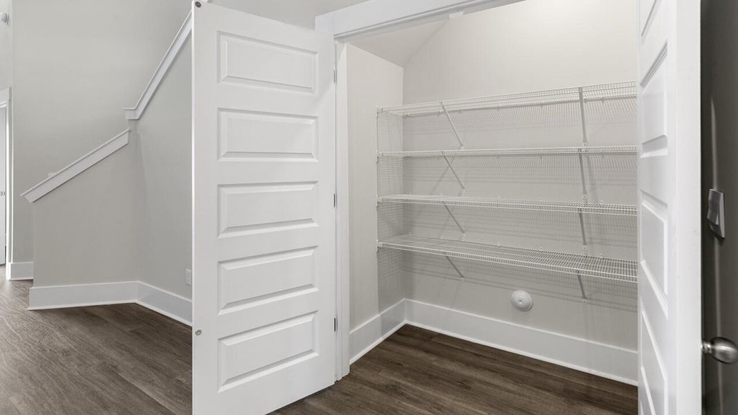 Spacious, unfurnished interior of a new home in The Palms at Indigo Preserve Townhomes, Leland (Image 13). Spacious, unfurnished interior of a new home in The Palms at Indigo Preserve Townhomes, Leland (Image 13).