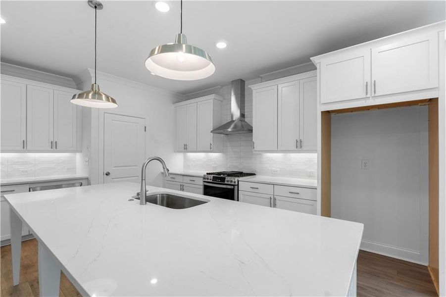 Furnished interior view inside a new home in Millcroft Townhomes, Buford (Image 30).