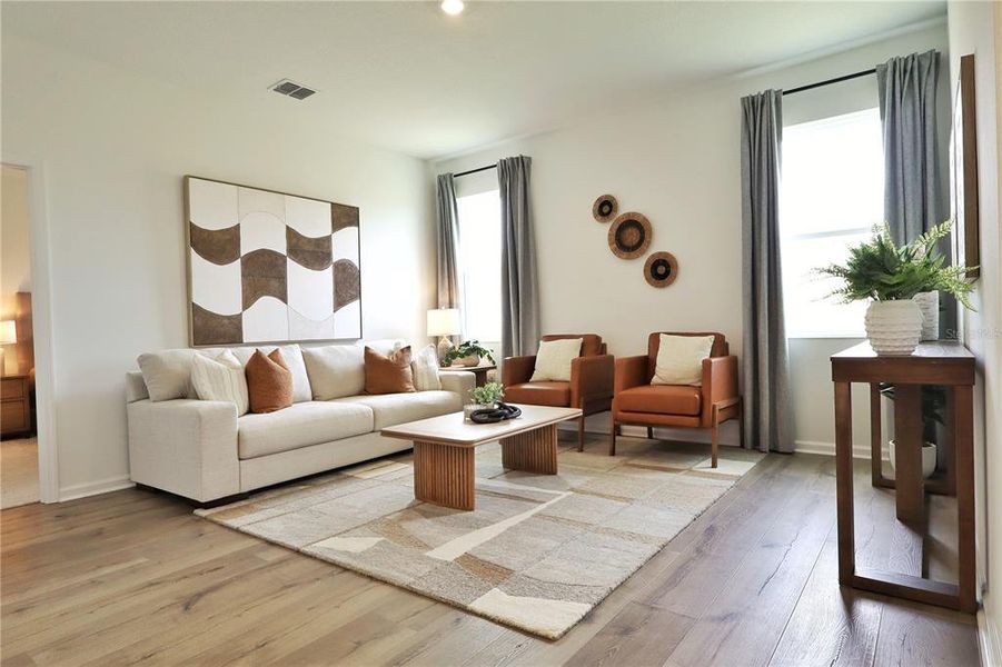 Furnished interior view inside a new home in , Okahumpka (Image 19).