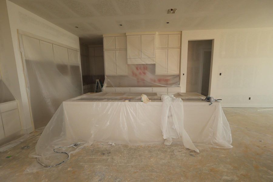 In-progress construction of a new home in Dunham Pointe, Cypress, TX (Image 2). In-progress construction of a new home in Dunham Pointe, Cypress, TX (Image 2).