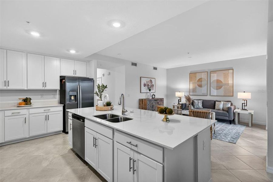 Furnished interior view inside a new home in Heritage Landing, Punta Gorda (Image 7).
