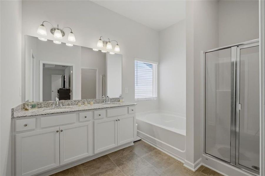 Furnished interior view inside a new home in Walden Park - The Retreat, Jonesboro (Image 9).