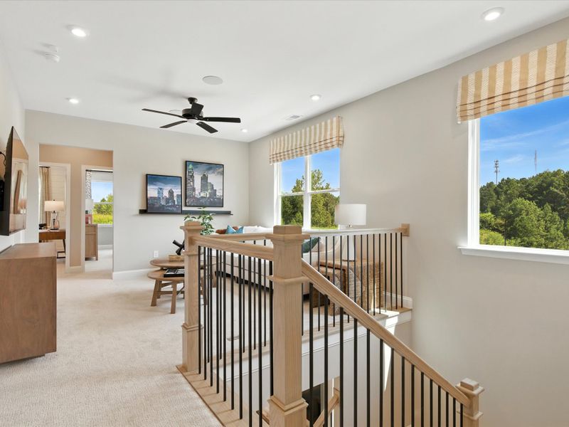 Representative furnished interior of a home built from the Douglas by Tri Pointe Homes in Amplitude, Charlotte (Image 10). Representative furnished interior of a home built from the Douglas by Tri Pointe Homes in Amplitude, Charlotte (Image 10).