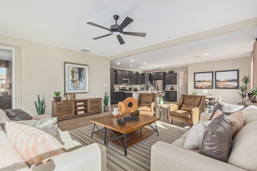 Representative furnished interior of a home built from the 2028 by Elliott Homes in Camilo at Santana, Yuma (Image 8).