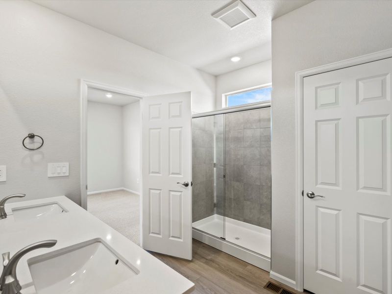 Furnished interior view inside a new home in Paint Brush Hills, Peyton (Image 6).