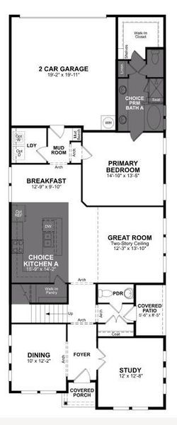 Beazer Homes Wildflower Ranch Marathon Floorplan.