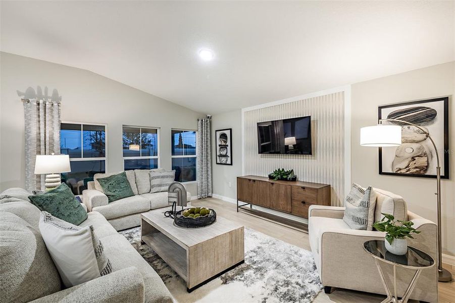 Furnished interior view inside a new home in Pasadena Ridge, Zephyrhills (Image 7).
