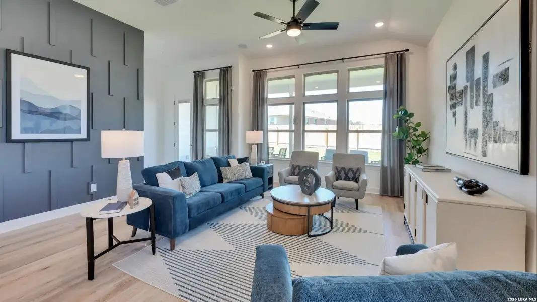Furnished interior view inside a new home in Veranda, San Antonio (Image 10). Furnished interior view inside a new home in Veranda, San Antonio (Image 10).