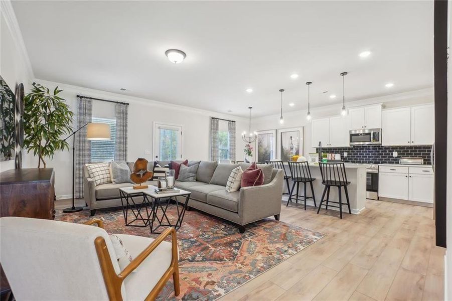 Furnished interior view inside a new home in Southbend, Rome (Image 15).