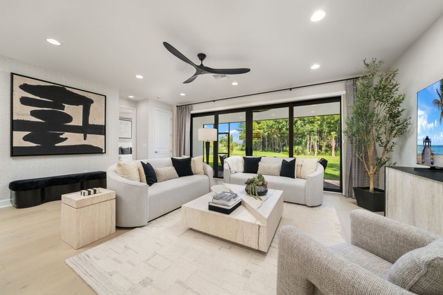 Representative furnished interior of a home built from the Catalina by GL Homes in Valencia Harbor (55+), Fort Myers (Image 8).