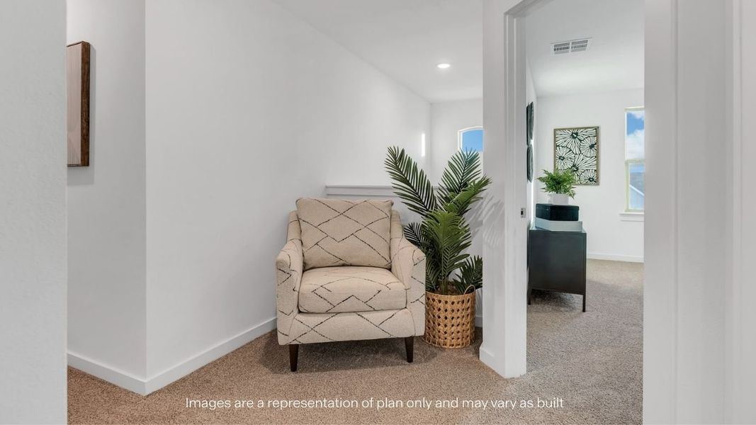 Furnished interior view inside a new home in Viridian, Lubbock (Image 21).