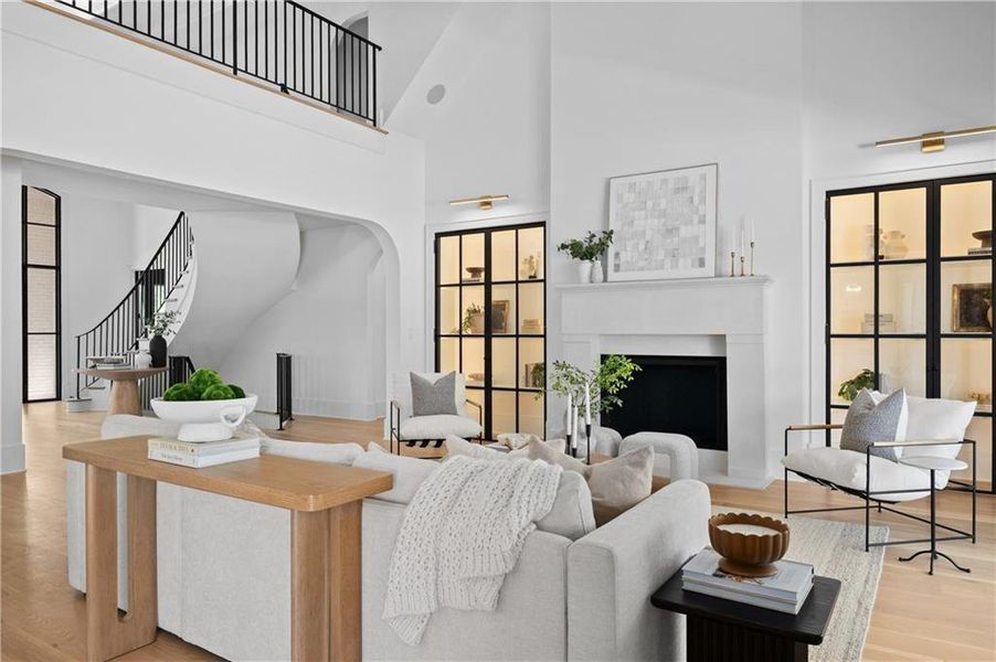 Furnished interior view inside a new home in , Milton (Image 8).