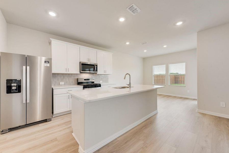 Furnished interior view inside a new home in Stella Hills, Denton (Image 11).