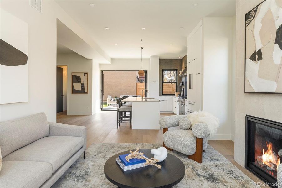 Furnished interior view inside a new home in , Denver (Image 31).