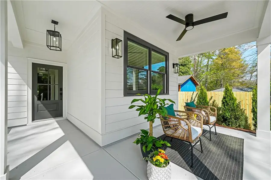 Exterior details and patio area of a home in , Scottdale (Image 3).