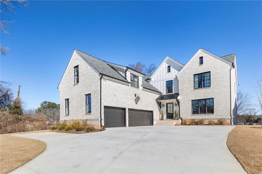 Front exterior of a new home in Whitehall, Smyrna, GA, highlighting curb appeal (Image 28).