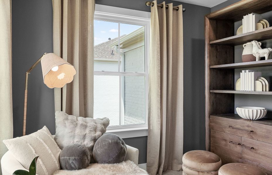 Representative furnished interior of a home built from the Newlyn by Pulte Homes in Amherst, McDonough (Image 10).