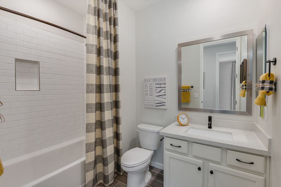 Furnished interior view inside a new home in Forté at Granite Vista, Waddell (Image 5).
