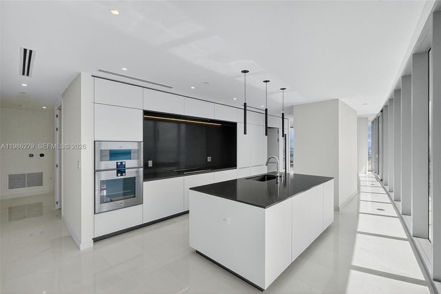 Furnished interior view inside a new home in Aston Martin Residences, Miami (Image 5). Furnished interior view inside a new home in Aston Martin Residences, Miami (Image 5).