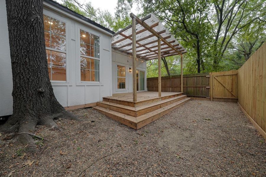 Exterior details and patio area of a home in , Lindale (Image 20). Exterior details and patio area of a home in , Lindale (Image 20).