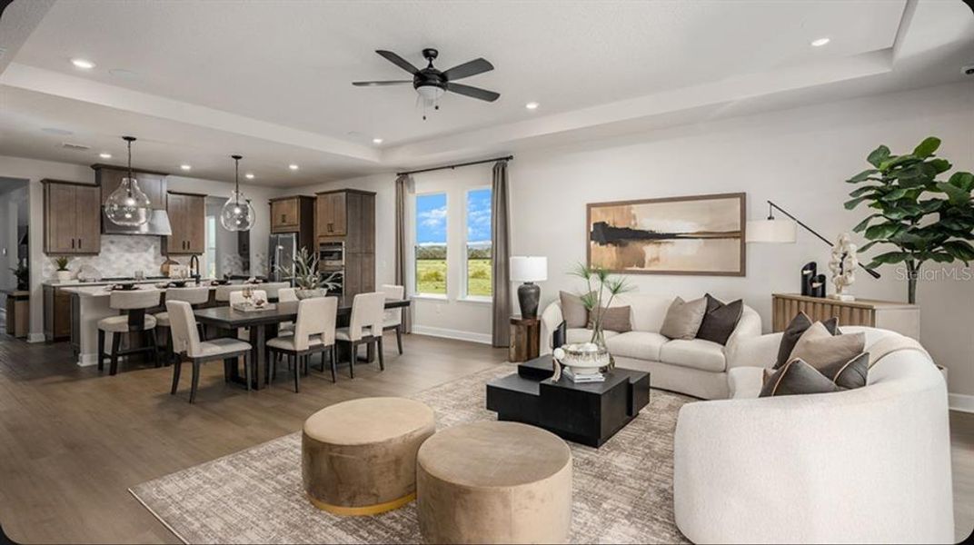 Furnished interior view inside a new home in Lochside, Mount Dora (Image 10). Furnished interior view inside a new home in Lochside, Mount Dora (Image 10).