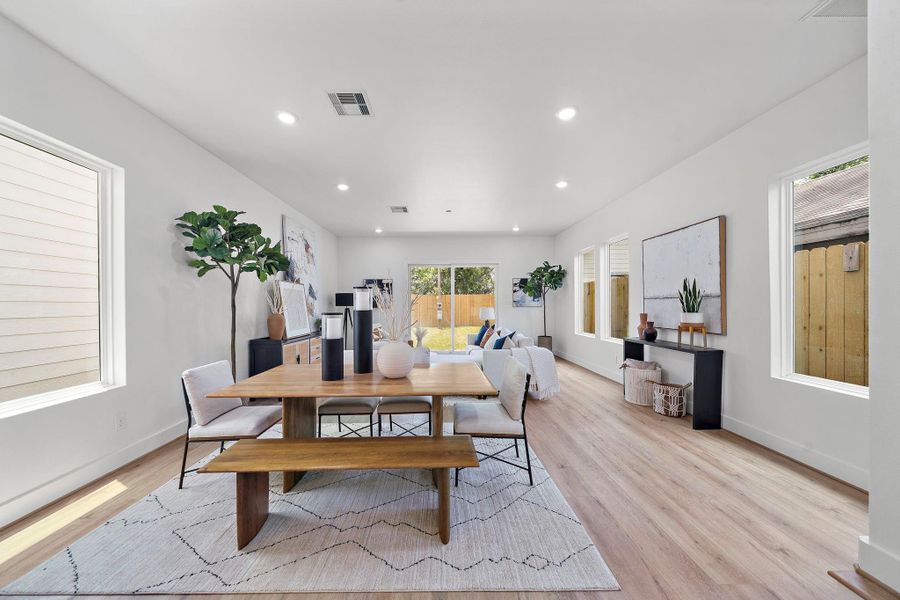 Furnished interior view inside a new home in , Houston (Image 13). Furnished interior view inside a new home in , Houston (Image 13).