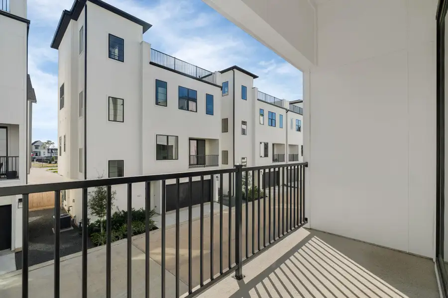 Exterior details and patio area of a home in , Houston (Image 25).