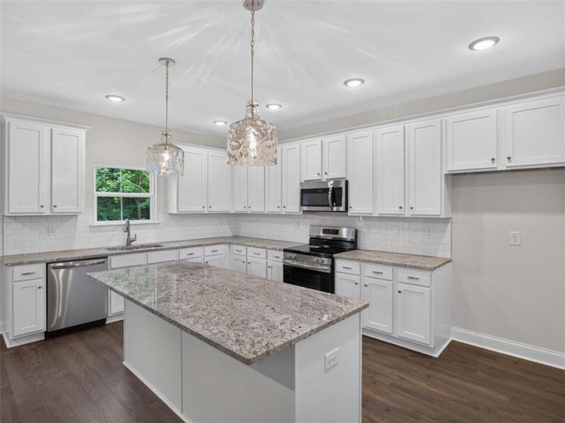 Furnished interior view inside a new home in , Dallas (Image 11).