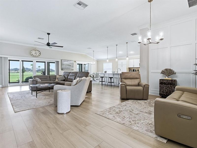 Furnished interior view inside a new home in , The Villages (Image 46). Furnished interior view inside a new home in , The Villages (Image 46).