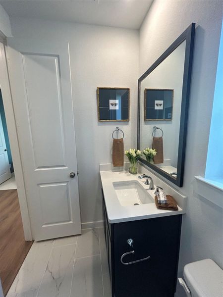 Furnished interior view inside a new home in Santa Rita Ranch, Liberty Hill (Image 3).