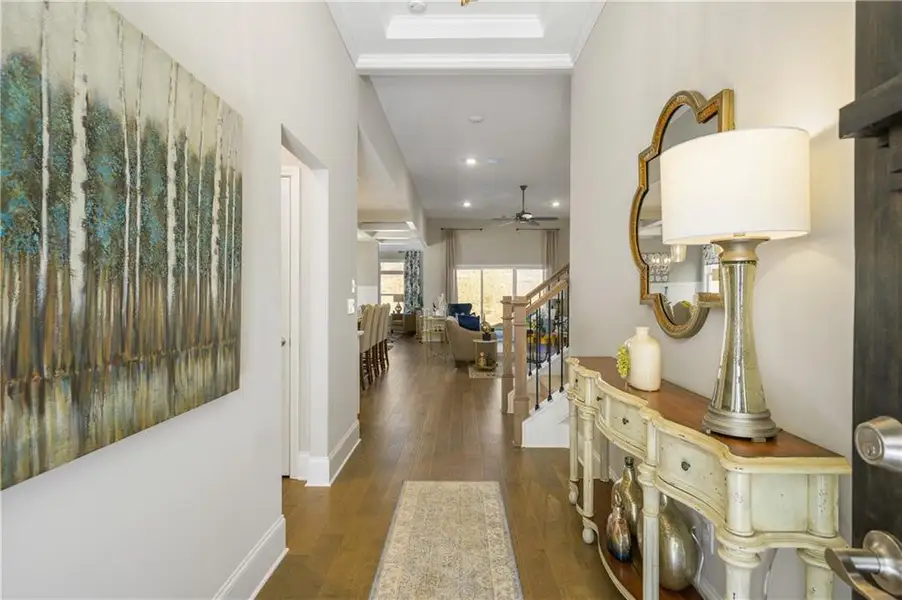 Furnished interior view inside a new home in , Gainesville (Image 10).