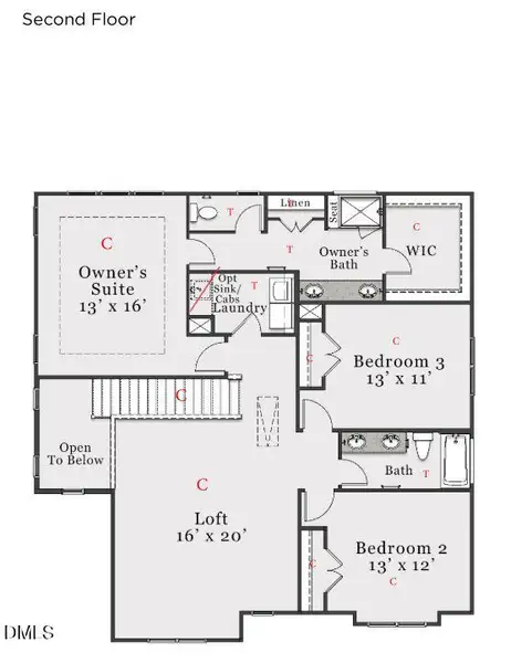 2nd floor floor plan