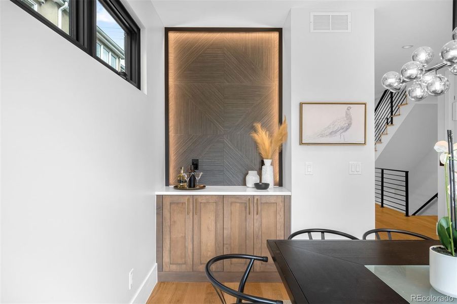 Furnished interior view inside a new home in , Denver (Image 17).