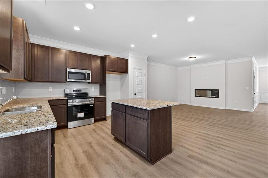 Furnished interior view inside a new home in Fuller Station, Loganville (Image 4).