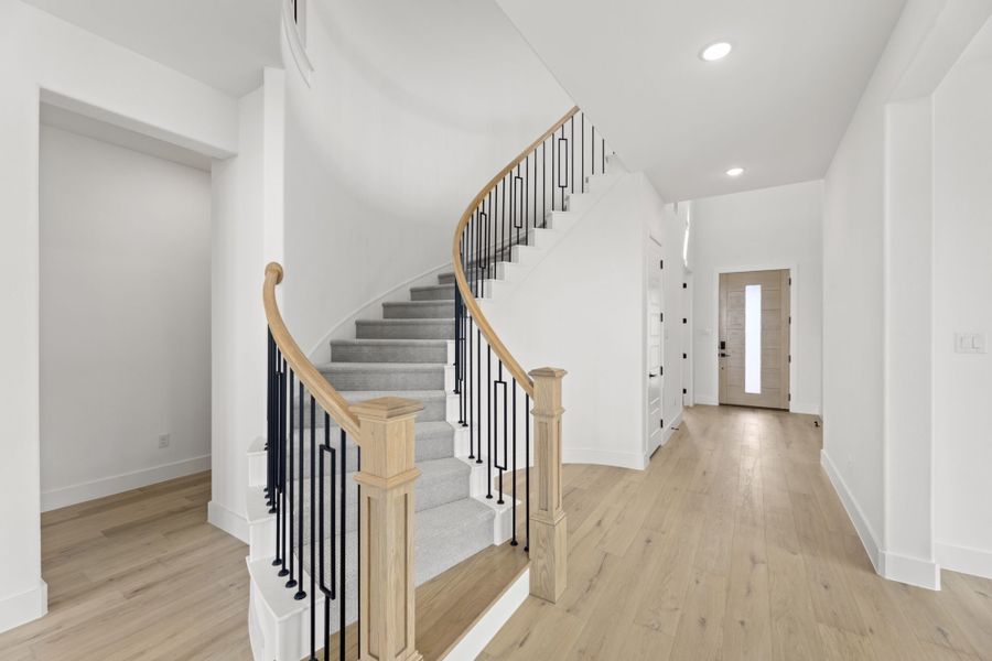 Representative unfurnished interior of a home built from the 5042 by Tradition Homes in Lakewood at Brookhollow – 60′ Lots, Prosper (Image 15).