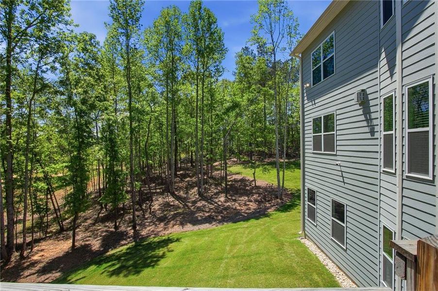 Exterior details and patio area of a home in , Newnan (Image 36).