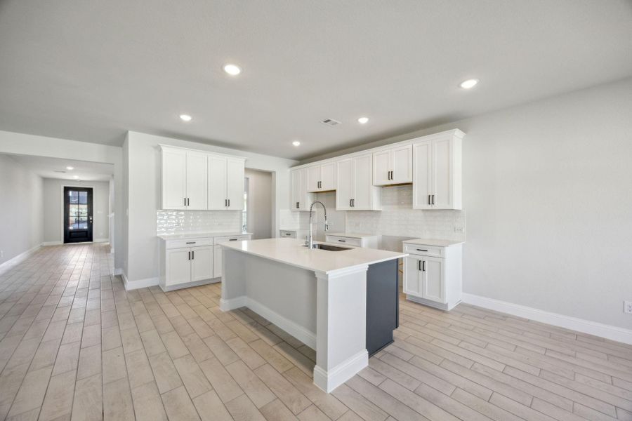Furnished interior view inside a new home in Saint Tropez, Huffman (Image 12).
