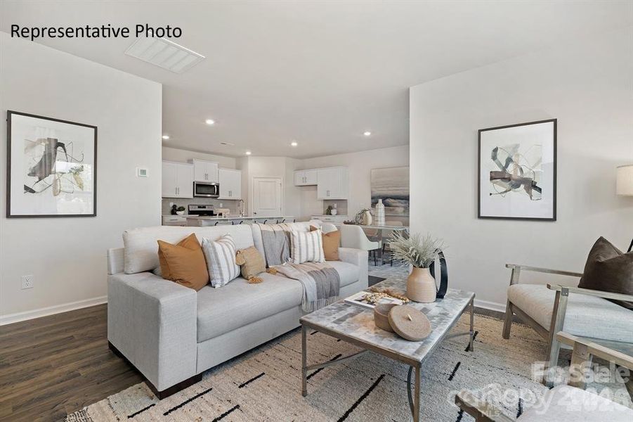 Furnished interior view inside a new home in Laurelbrook, Sherrills Ford (Image 4).