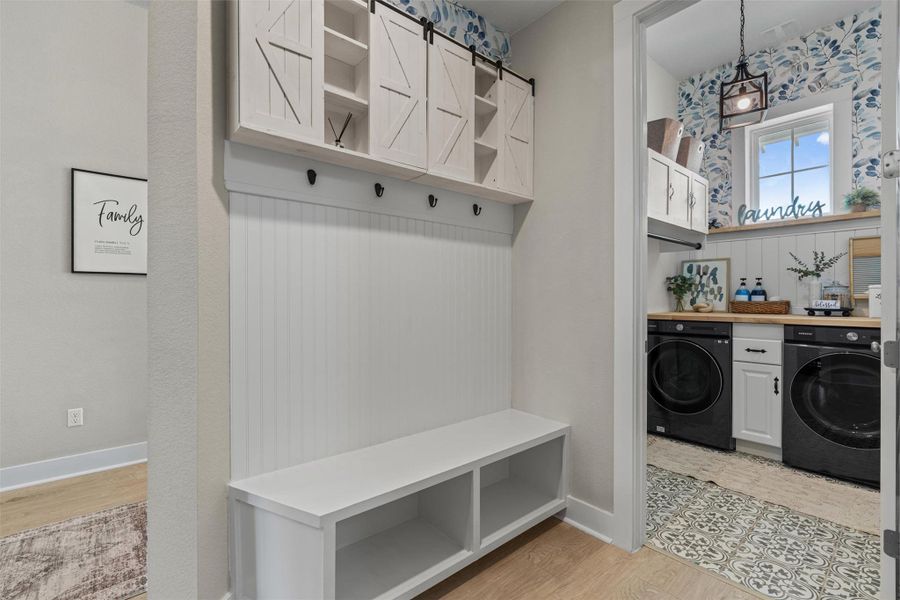 Furnished interior view inside a new home in Bryson, Leander (Image 23). Furnished interior view inside a new home in Bryson, Leander (Image 23).