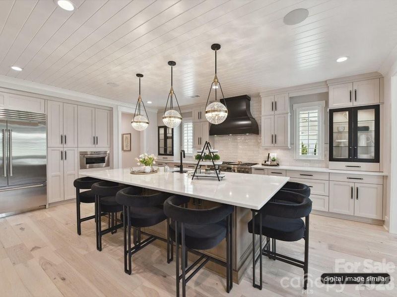 Furnished interior view inside a new home in , Charlotte (Image 17).